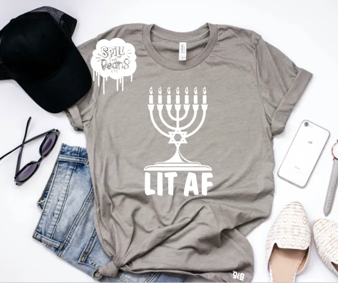 Lit AF Adult Shirt