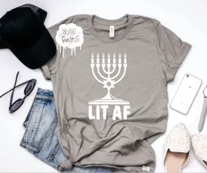 Lit AF Adult Shirt