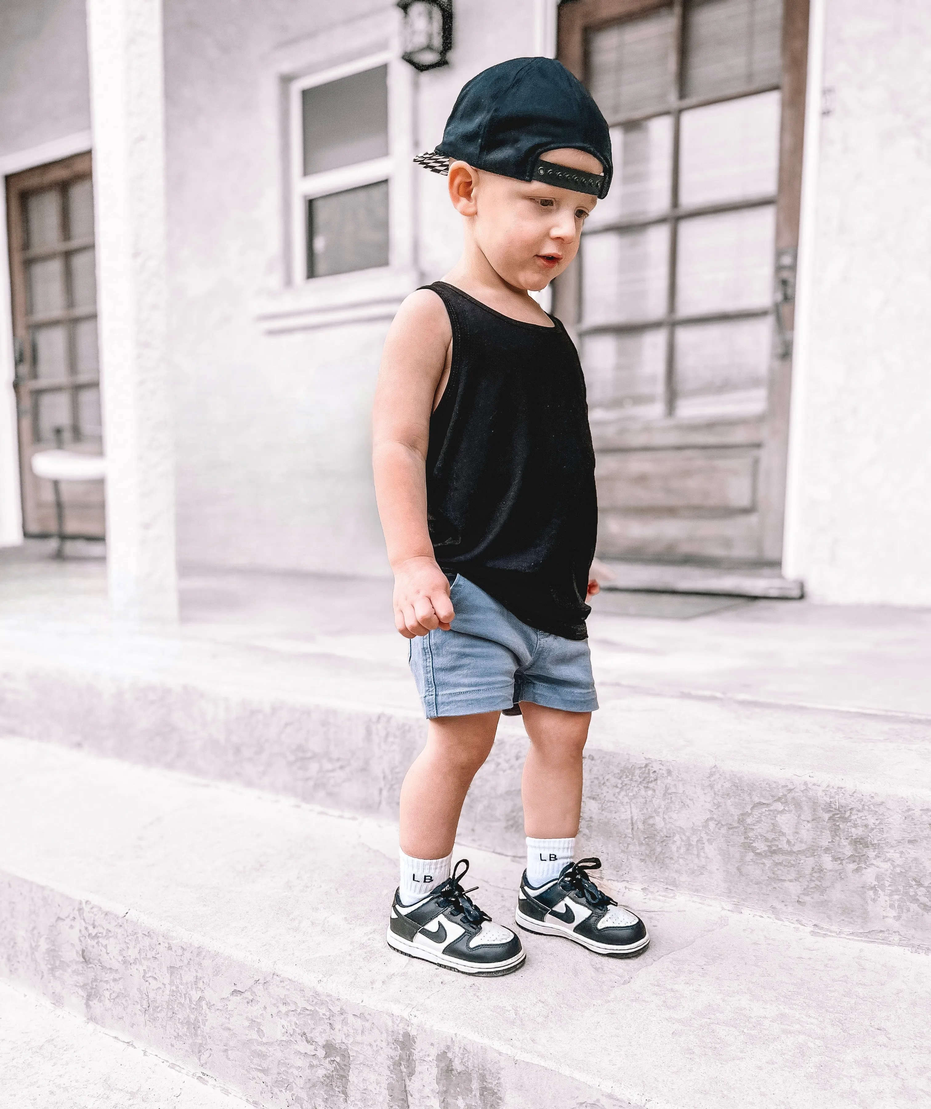 Little Bipsy Bamboo Tank - Black