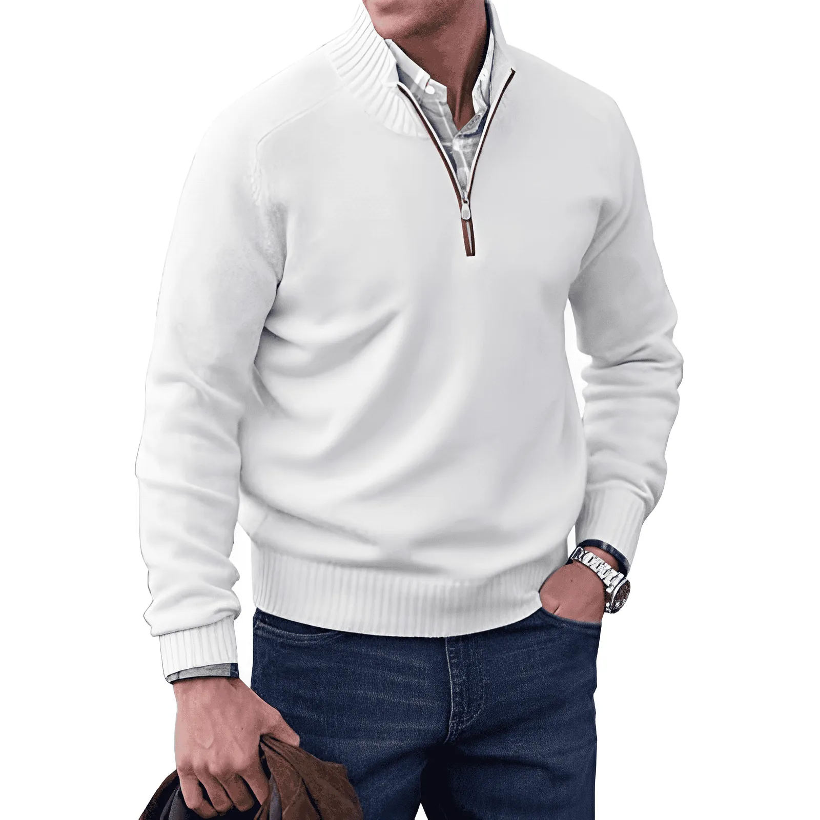 Logan Half-Zip Pullover Sweater