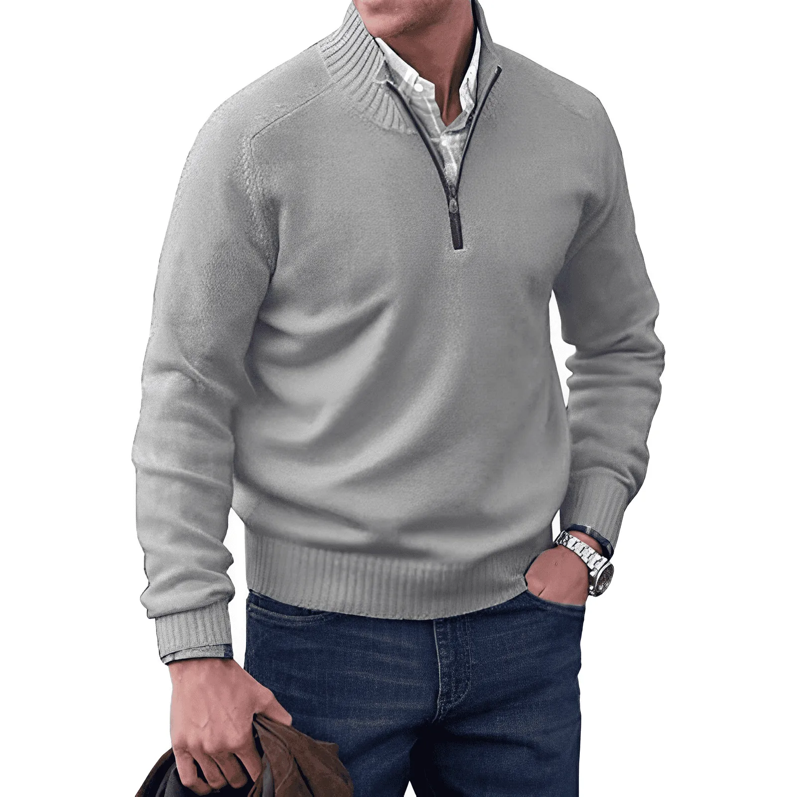 Logan Half-Zip Pullover Sweater
