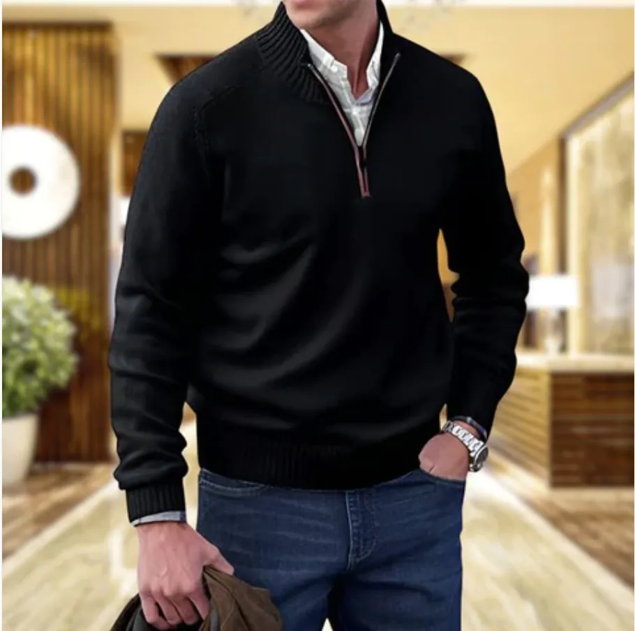 Logan Half-Zip Pullover Sweater