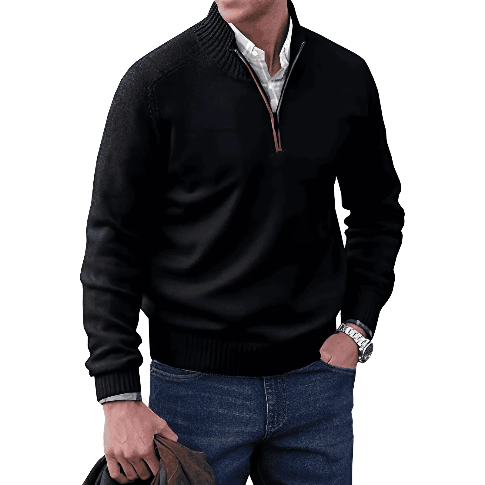 Logan Half-Zip Pullover Sweater