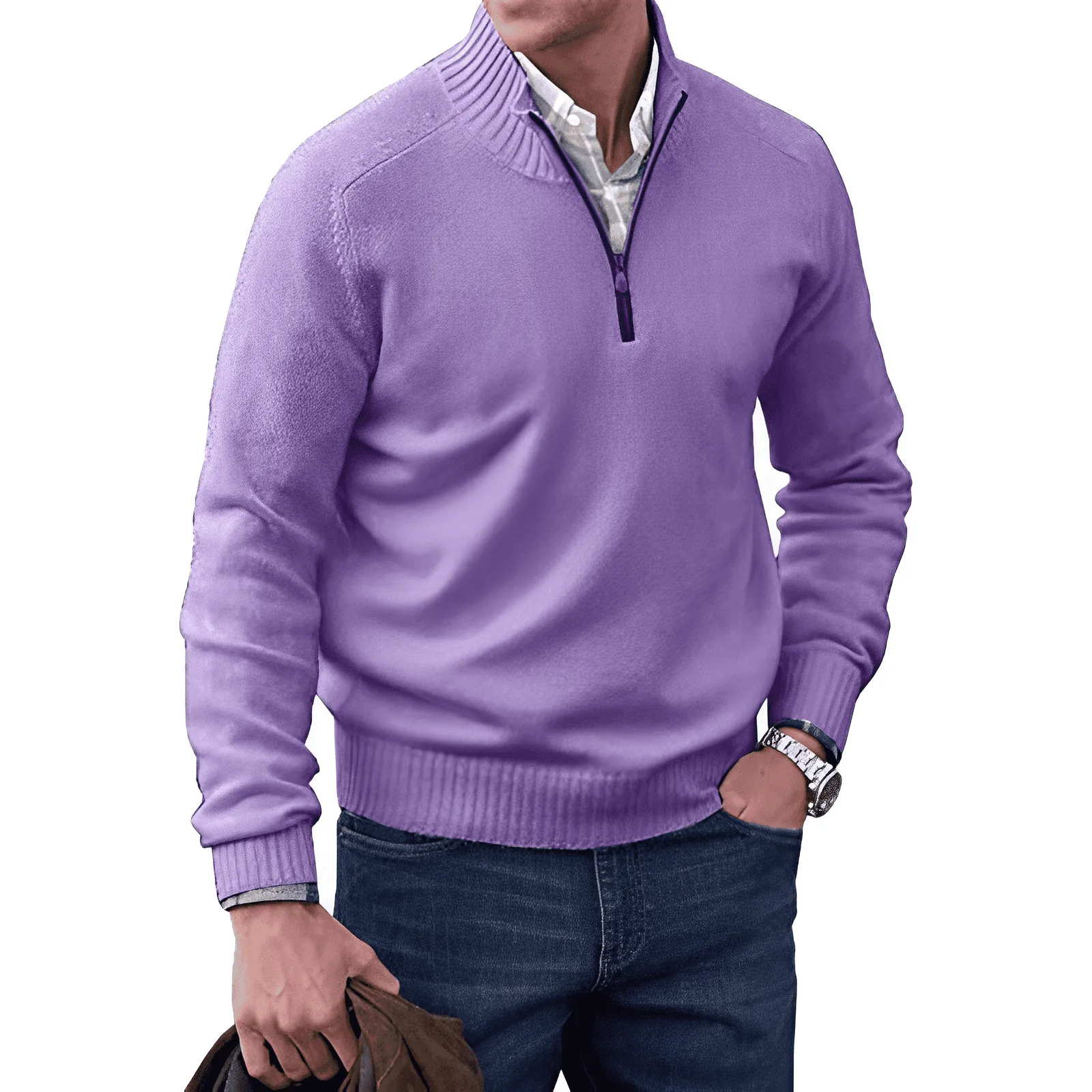 Logan Half-Zip Pullover Sweater