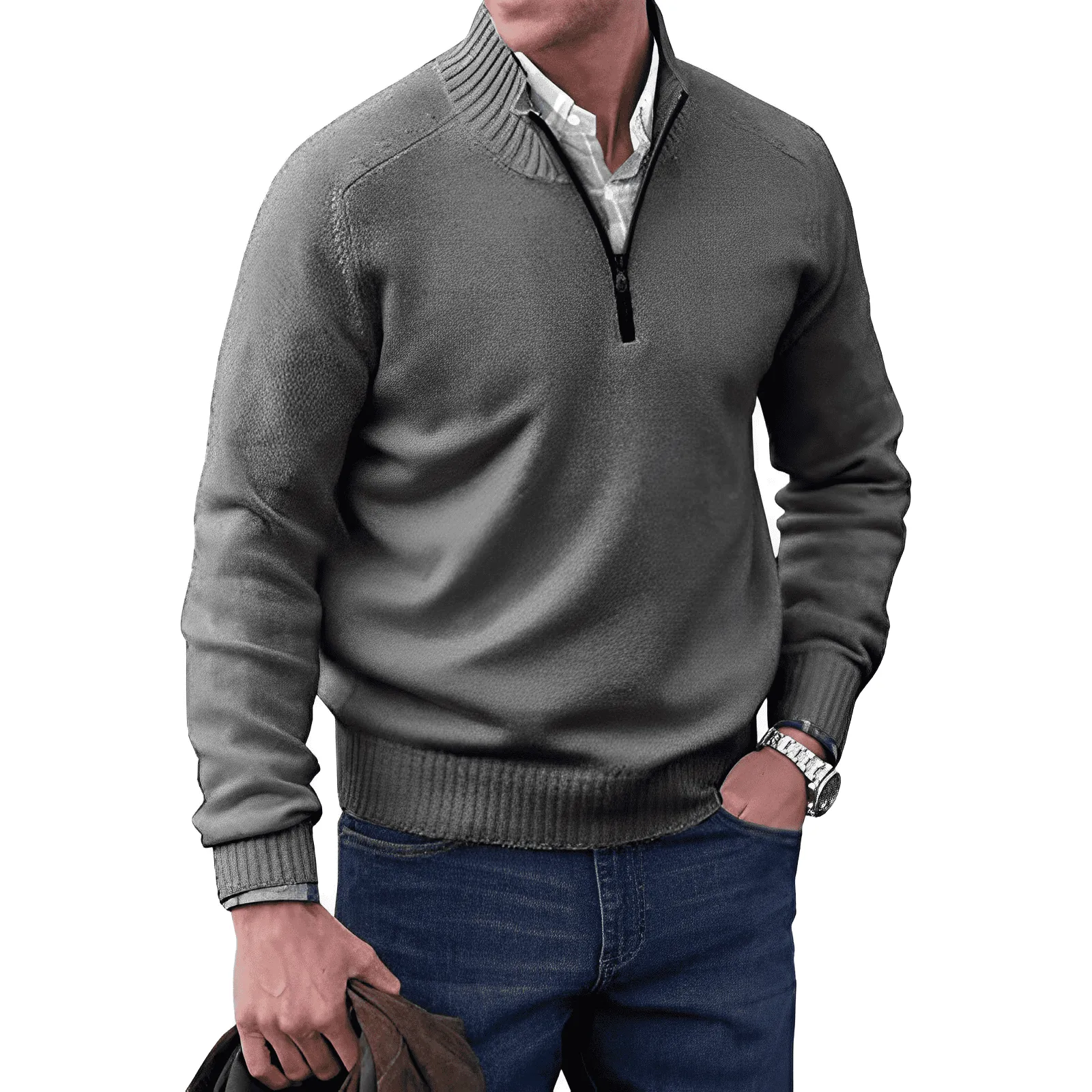 Logan Half-Zip Pullover Sweater