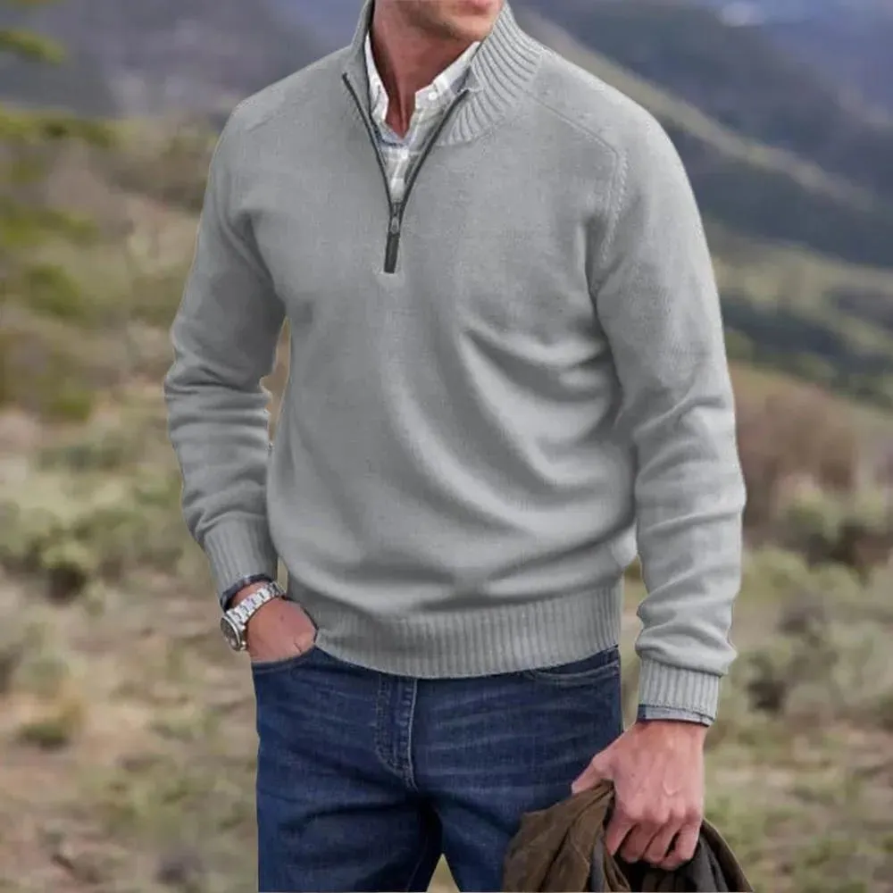 Logan Half-Zip Pullover Sweater