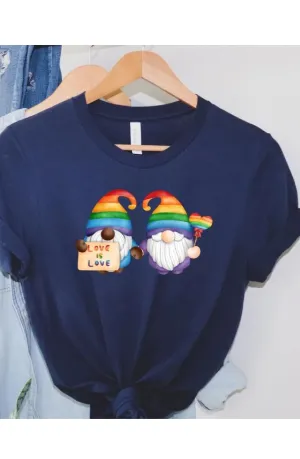 Love is Love Gnome Tee