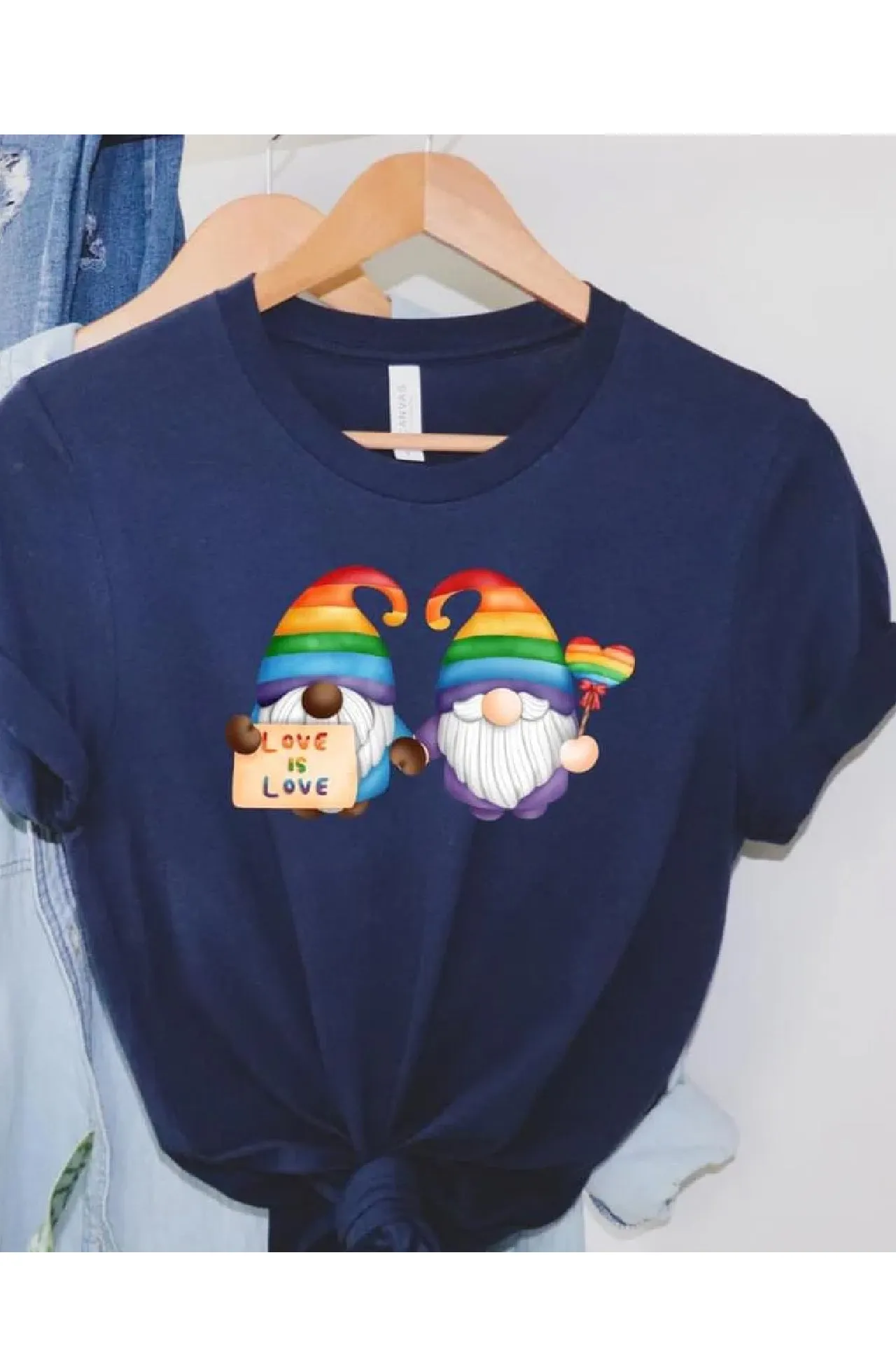 Love is Love Gnome Tee