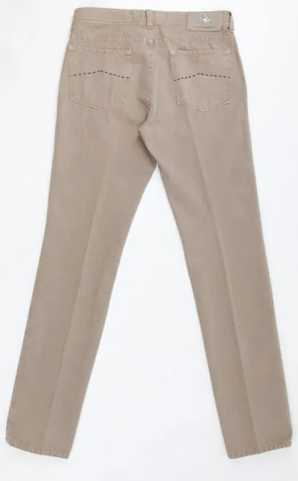 Luigi Borrelli Beige Pants – Size: 33 US / 49 EU