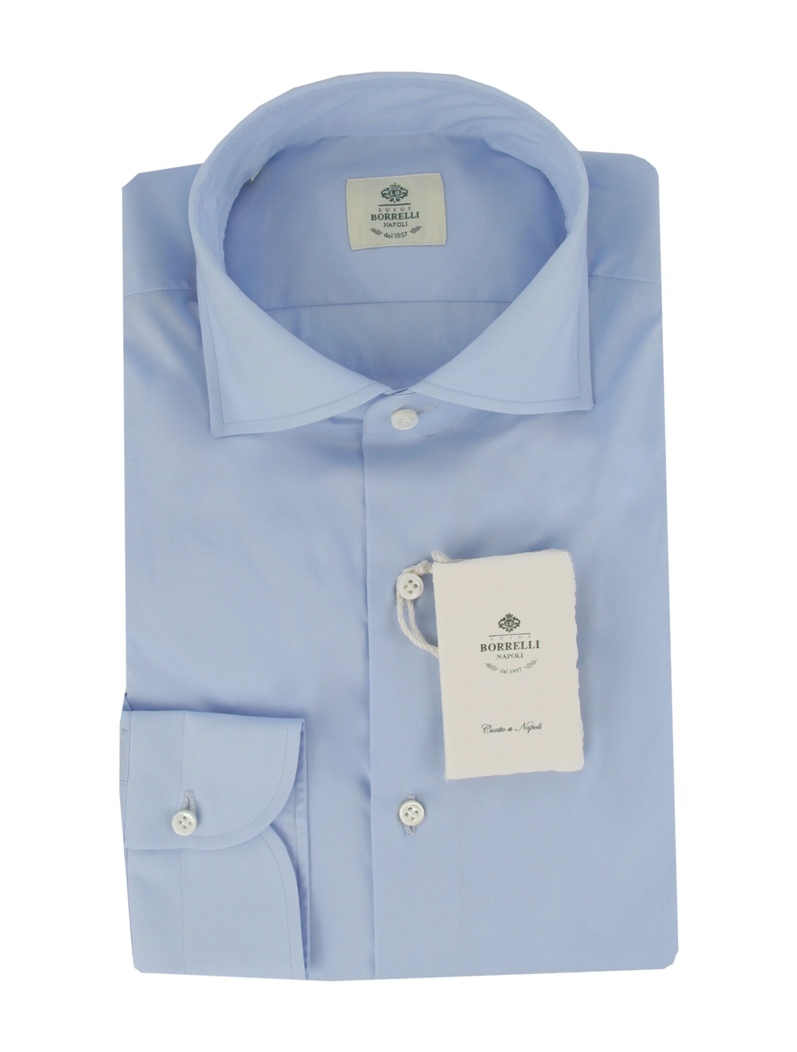 Luigi Borrelli Light Blue Shirt - Slim