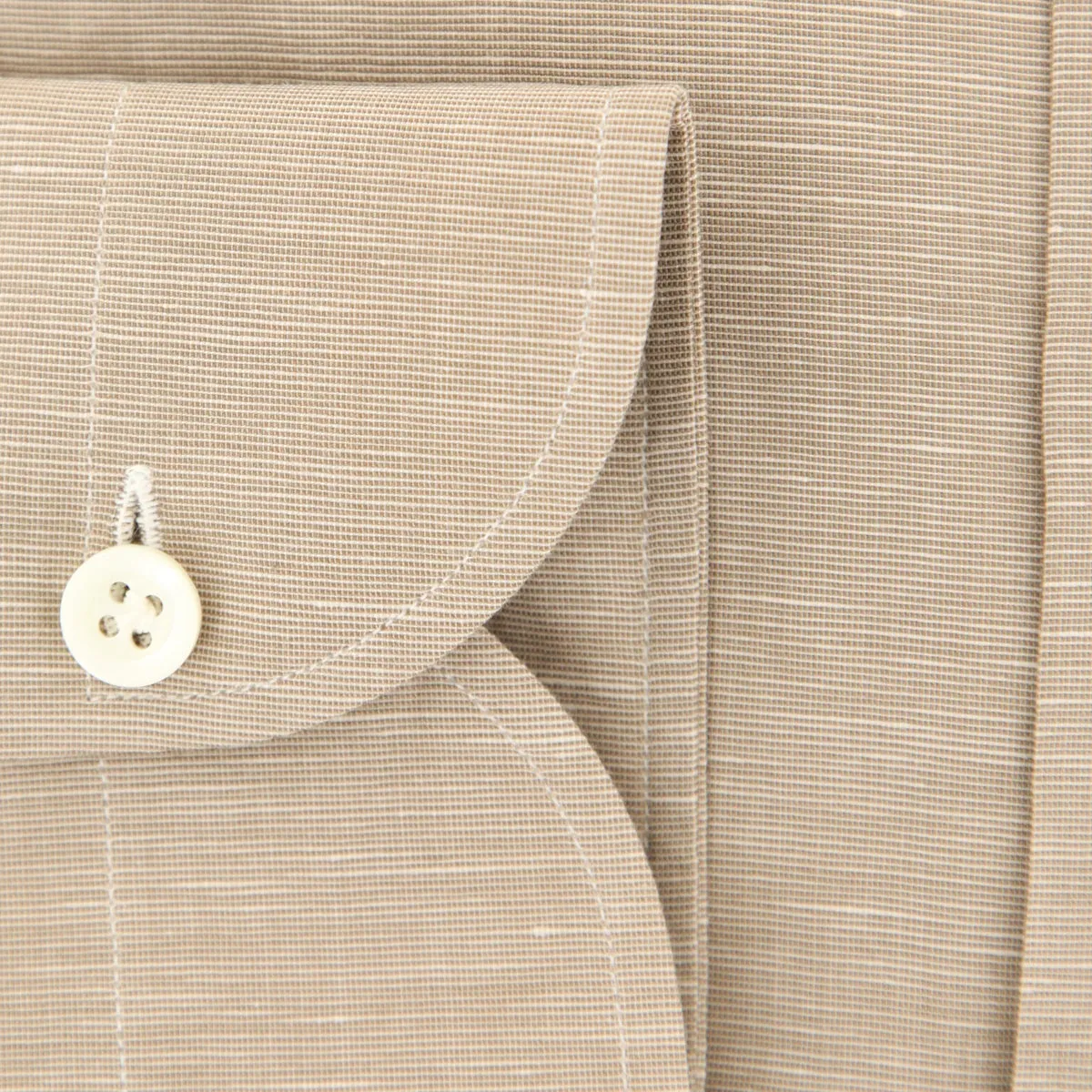 Luigi Borrelli Light Brown Shirt - Slim
