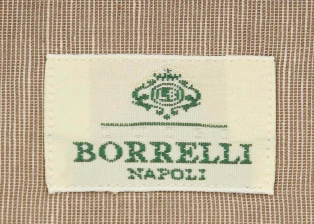 Luigi Borrelli Light Brown Shirt - Slim