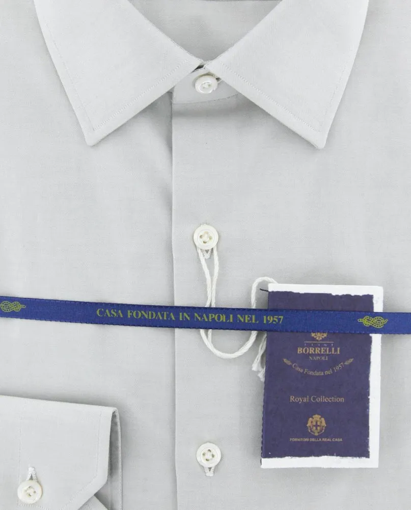 Luigi Borrelli Light Gray Shirt - Slim