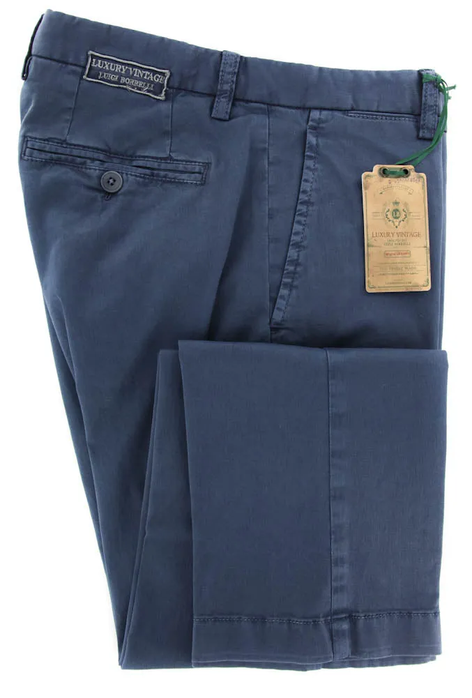 Luigi Borrelli Navy Blue Pants - 30 US / 46 EU