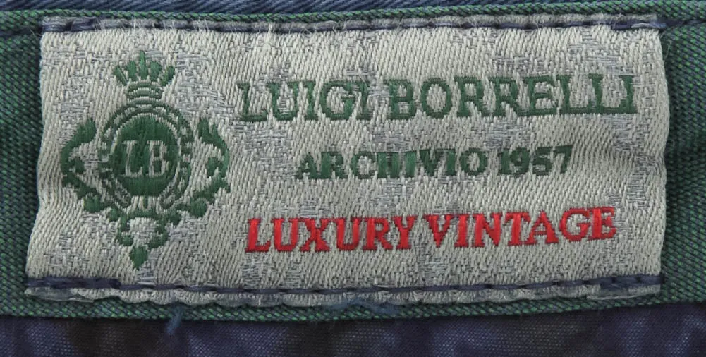 Luigi Borrelli Navy Blue Pants - 30 US / 46 EU