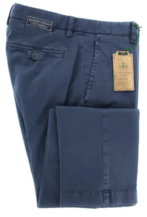 Luigi Borrelli Navy Blue Pants - 30 US / 46 EU