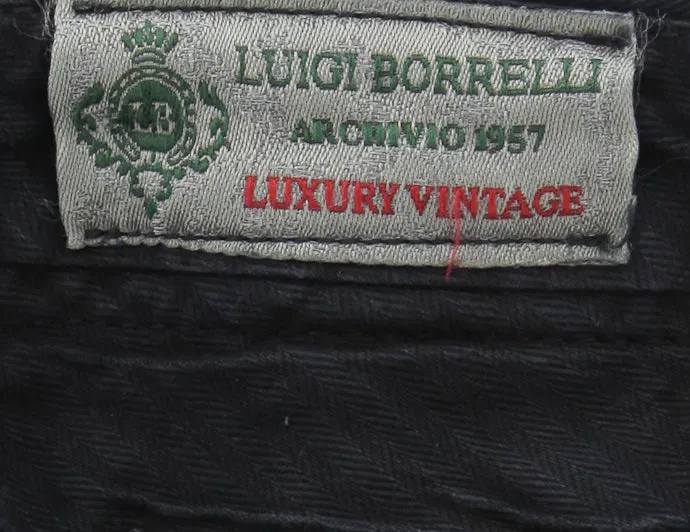 Luigi Borrelli Navy Blue Pants – Size: 38 US / 54 EU