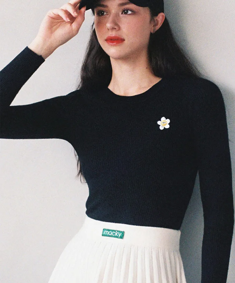 MACKY Golf: Slim Line Knit - Black