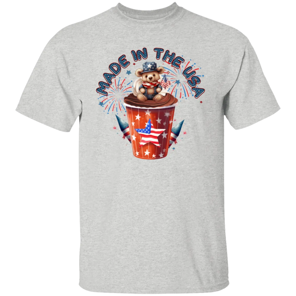 Made in the USA Teddy Bear T-Shirt