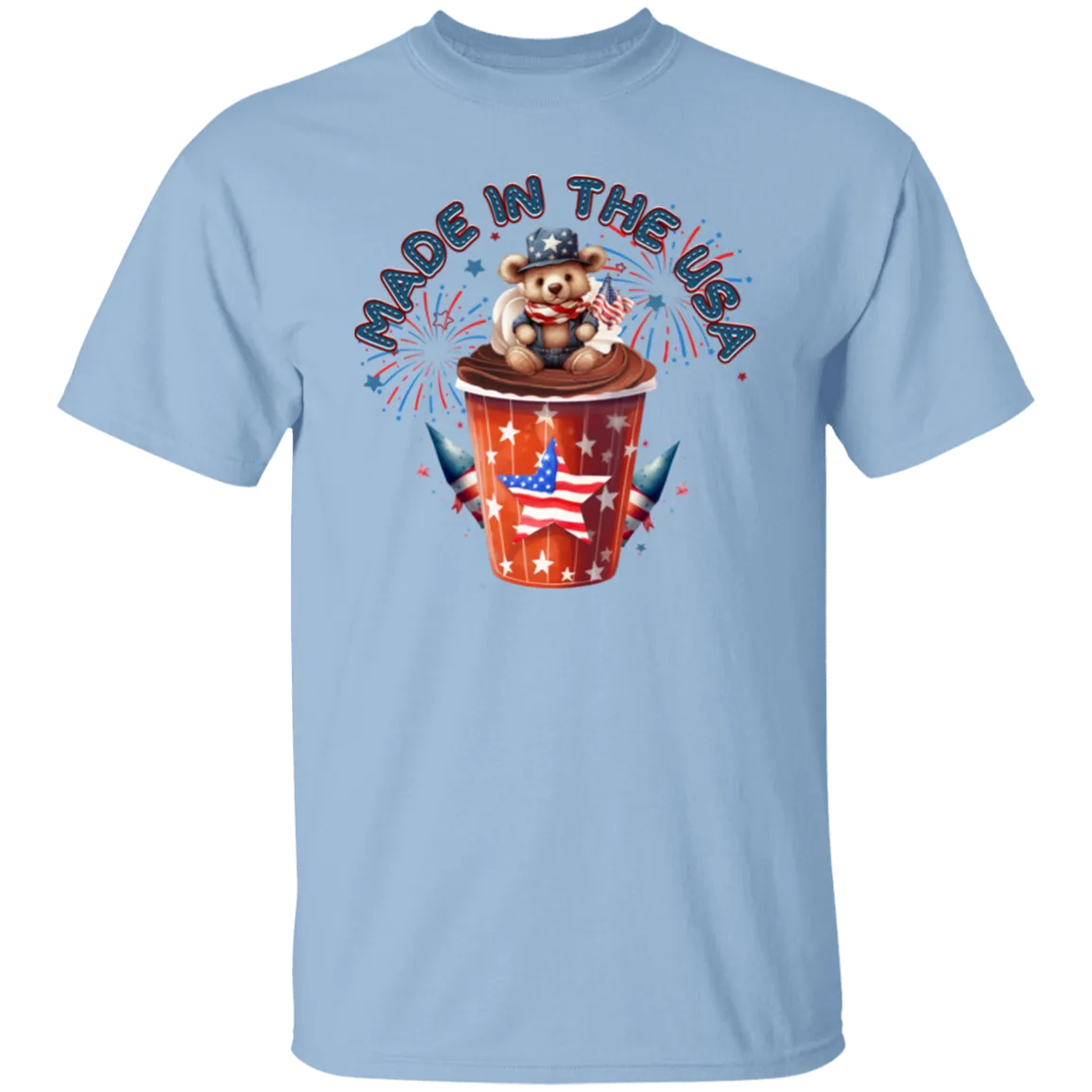 Made in the USA Teddy Bear T-Shirt