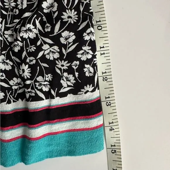 MAEVE by ANTHROPOLOGIE Floral Scarf Print Tie Belt Flowy Shorts Women’s Sz Small
