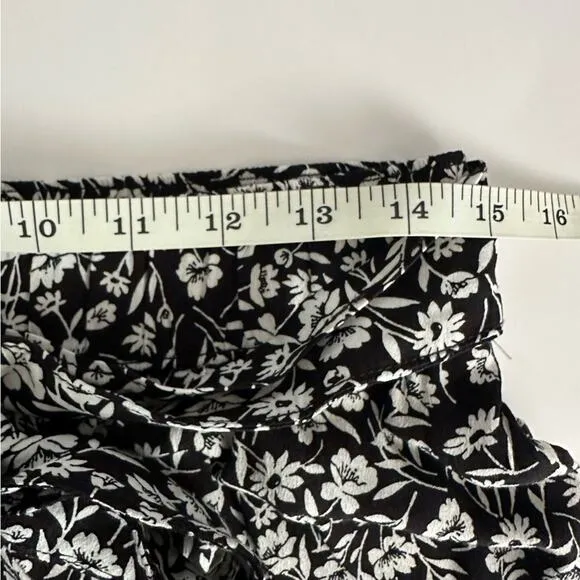 MAEVE by ANTHROPOLOGIE Floral Scarf Print Tie Belt Flowy Shorts Women’s Sz Small