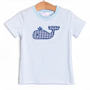 Make a Splash Applique Top, Blue