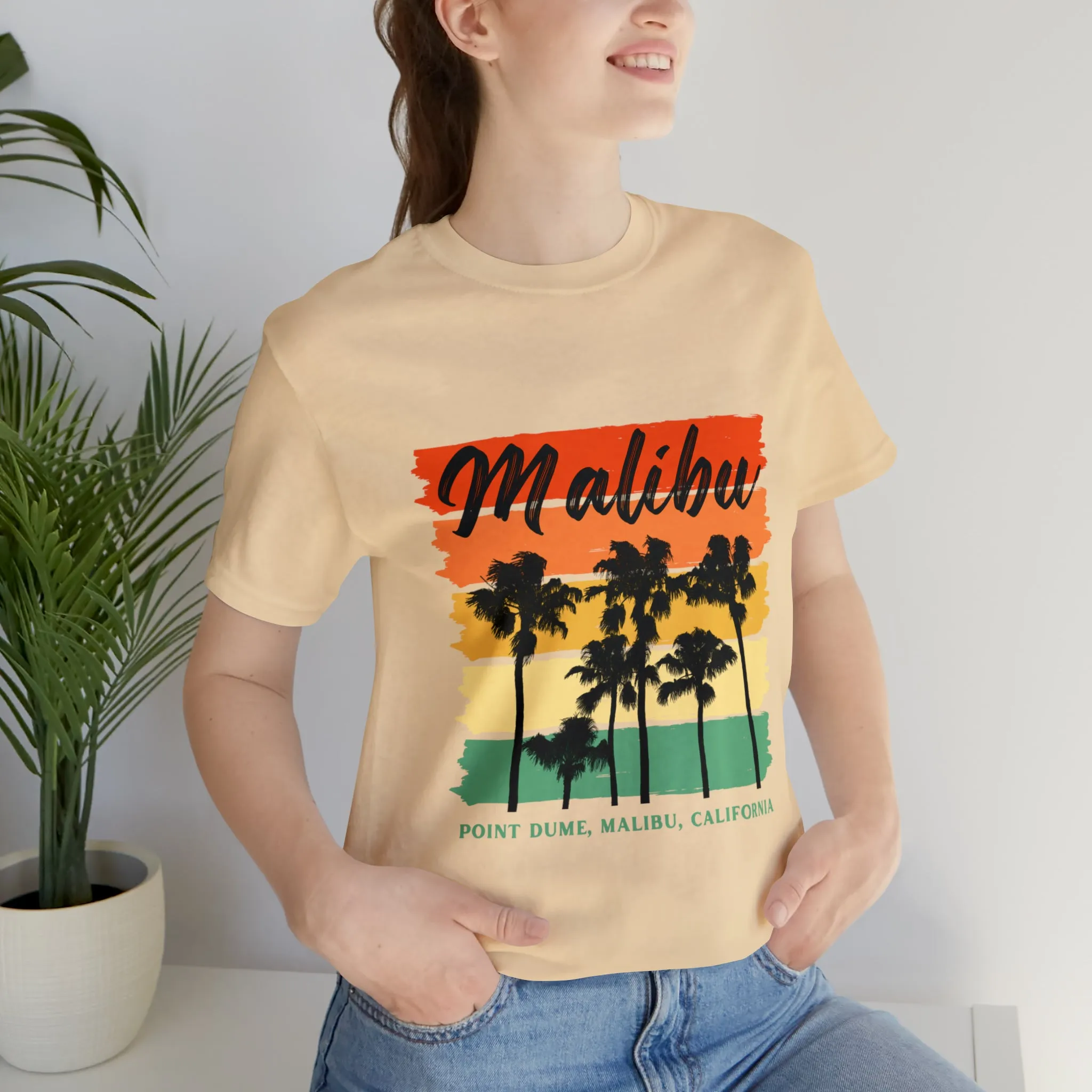Malibu California Unisex Jersey Short Sleeve Tee