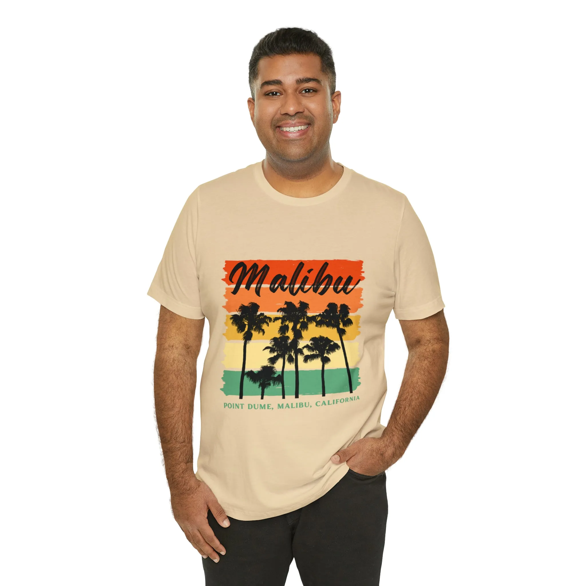 Malibu California Unisex Jersey Short Sleeve Tee