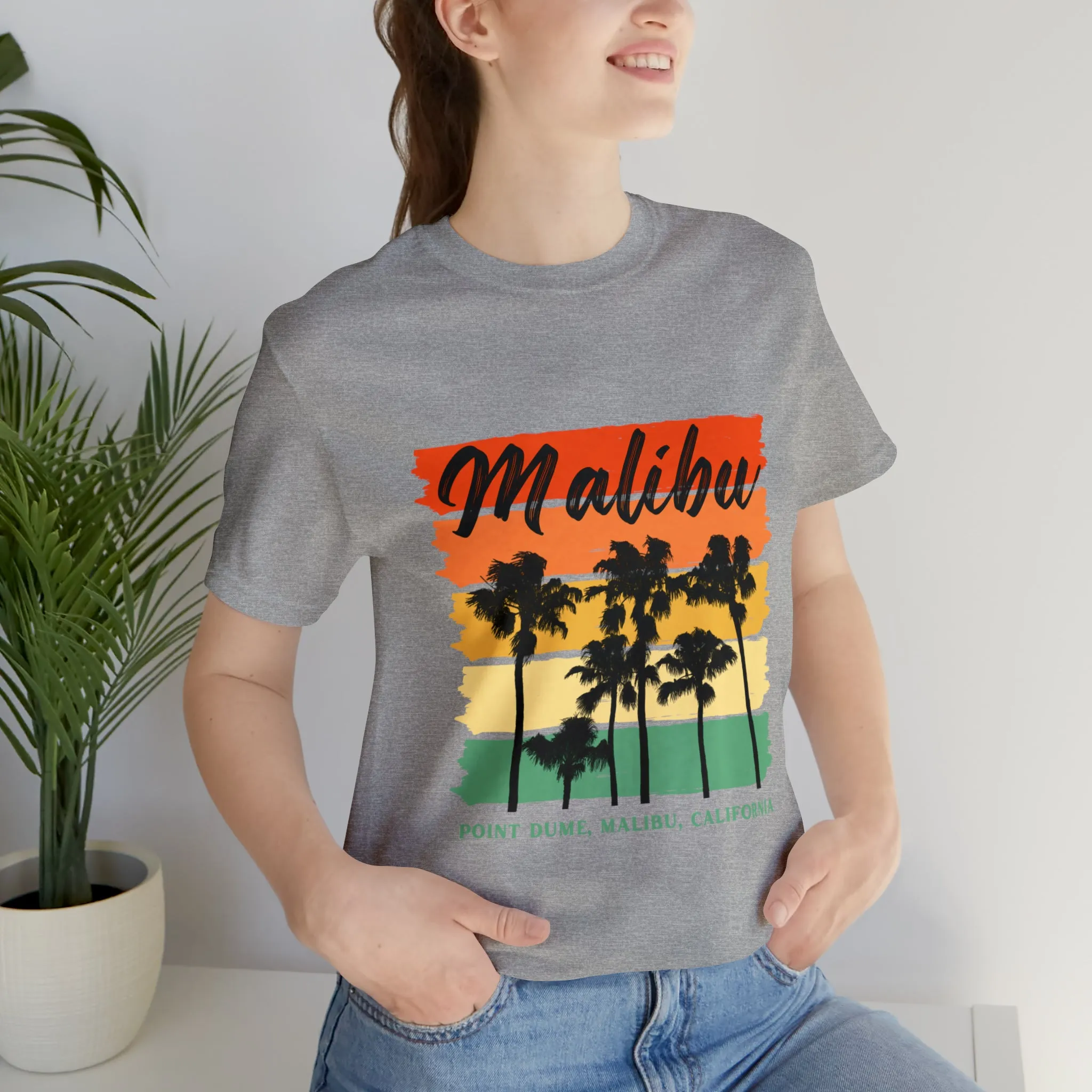 Malibu California Unisex Jersey Short Sleeve Tee