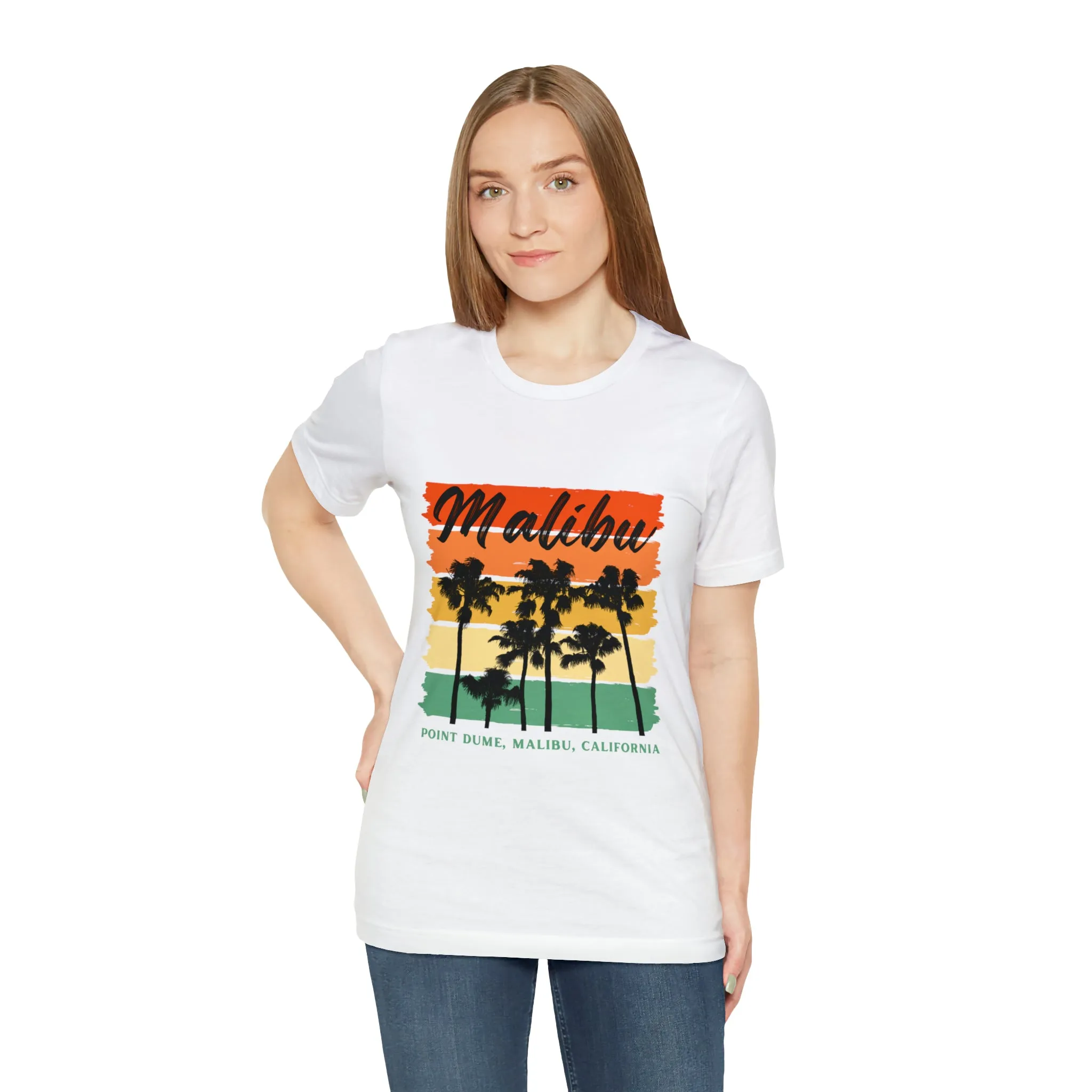 Malibu California Unisex Jersey Short Sleeve Tee