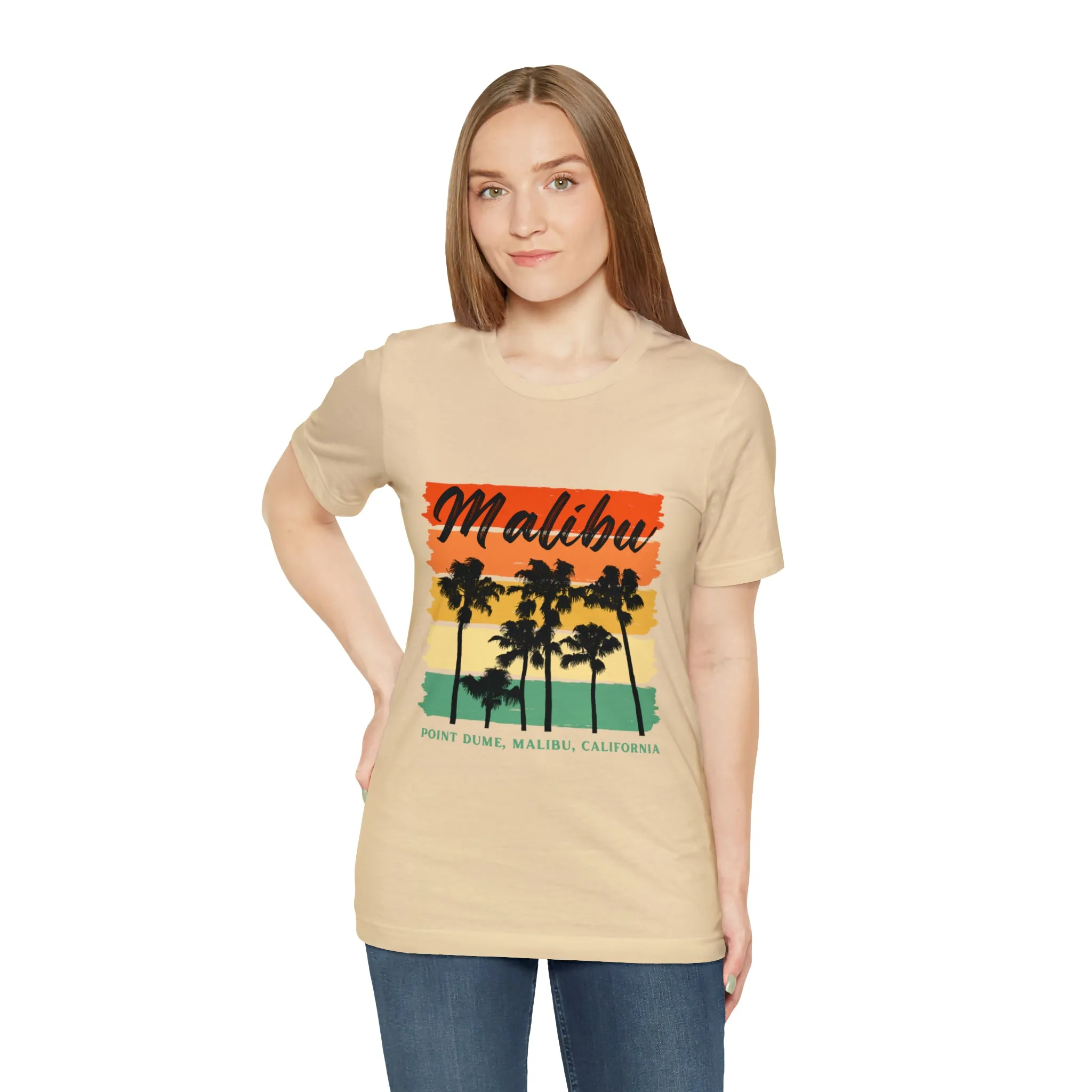 Malibu California Unisex Jersey Short Sleeve Tee