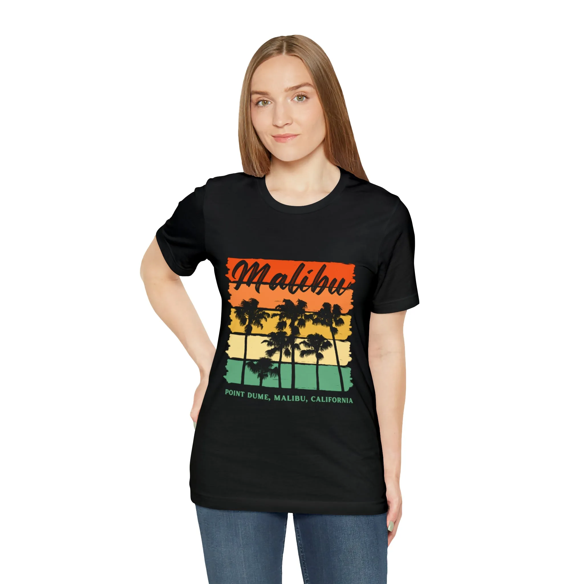 Malibu California Unisex Jersey Short Sleeve Tee