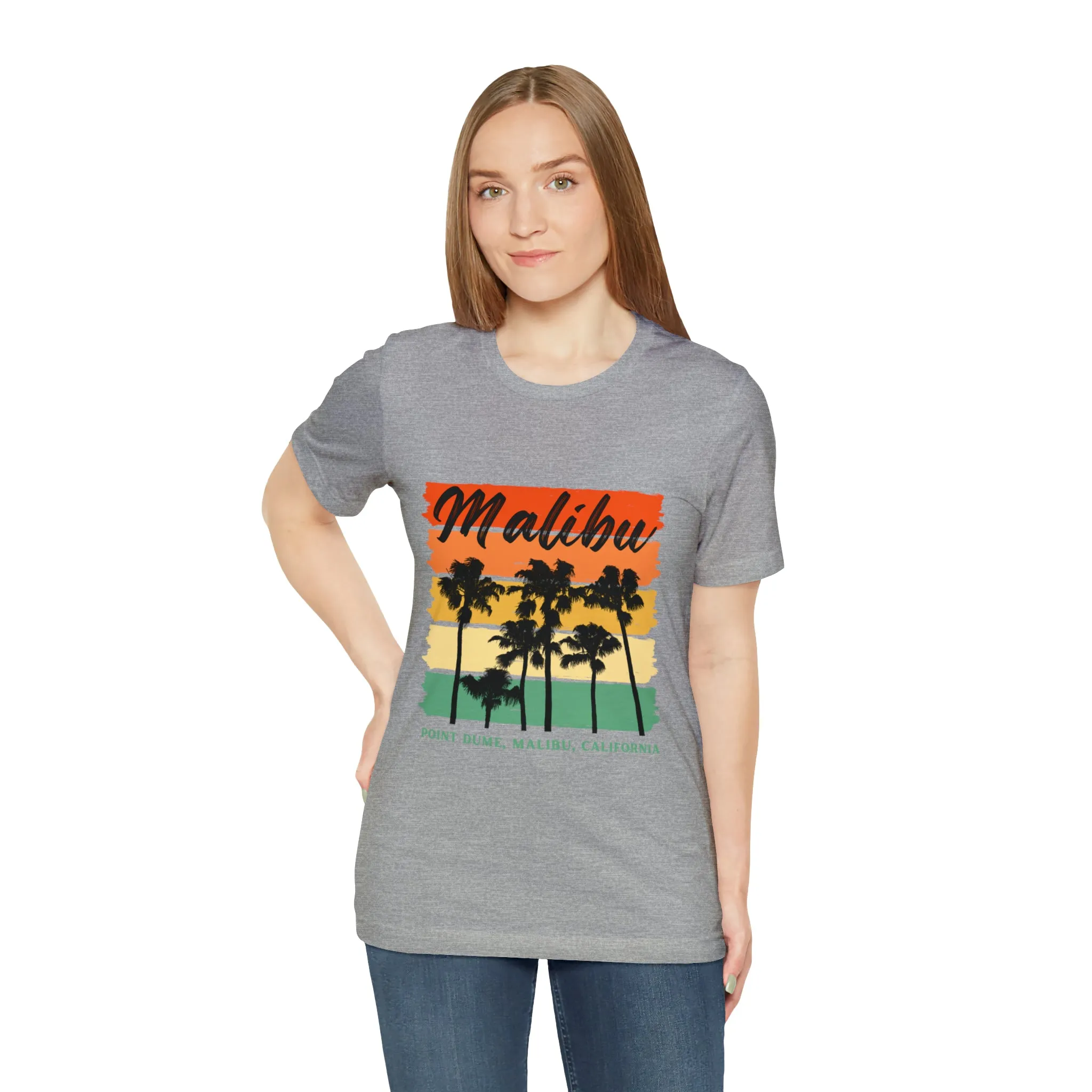 Malibu California Unisex Jersey Short Sleeve Tee