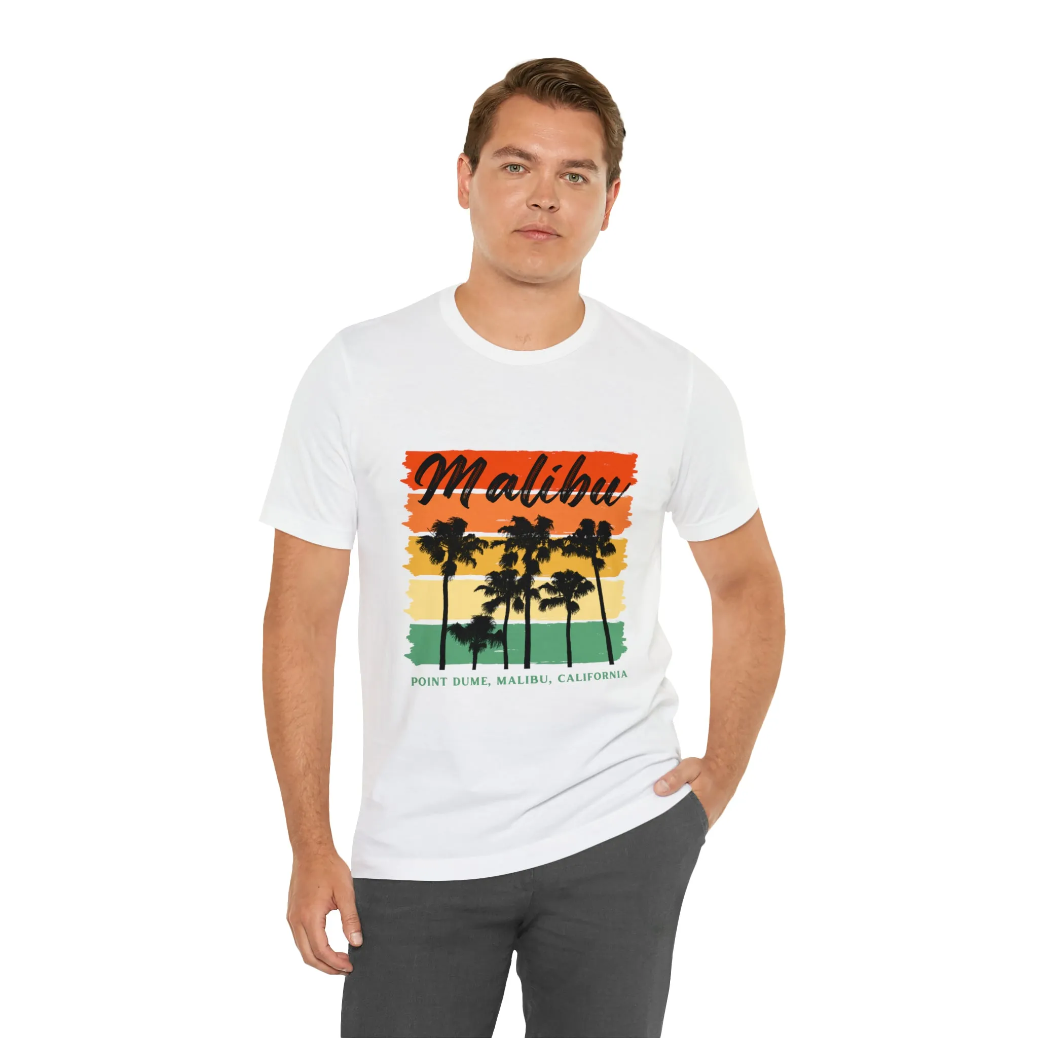 Malibu California Unisex Jersey Short Sleeve Tee