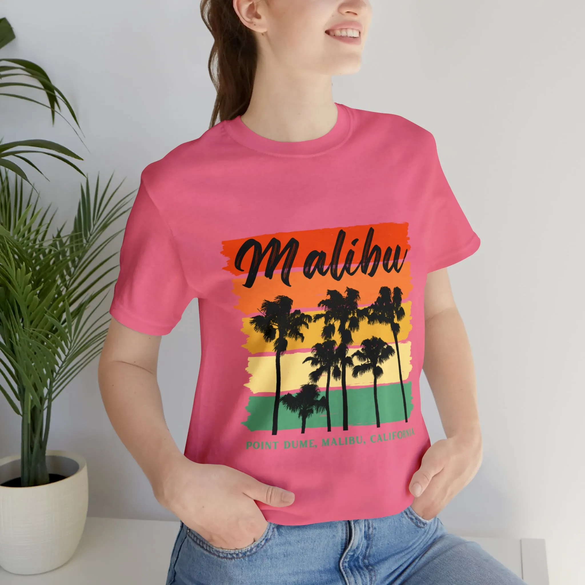 Malibu California Unisex Jersey Short Sleeve Tee