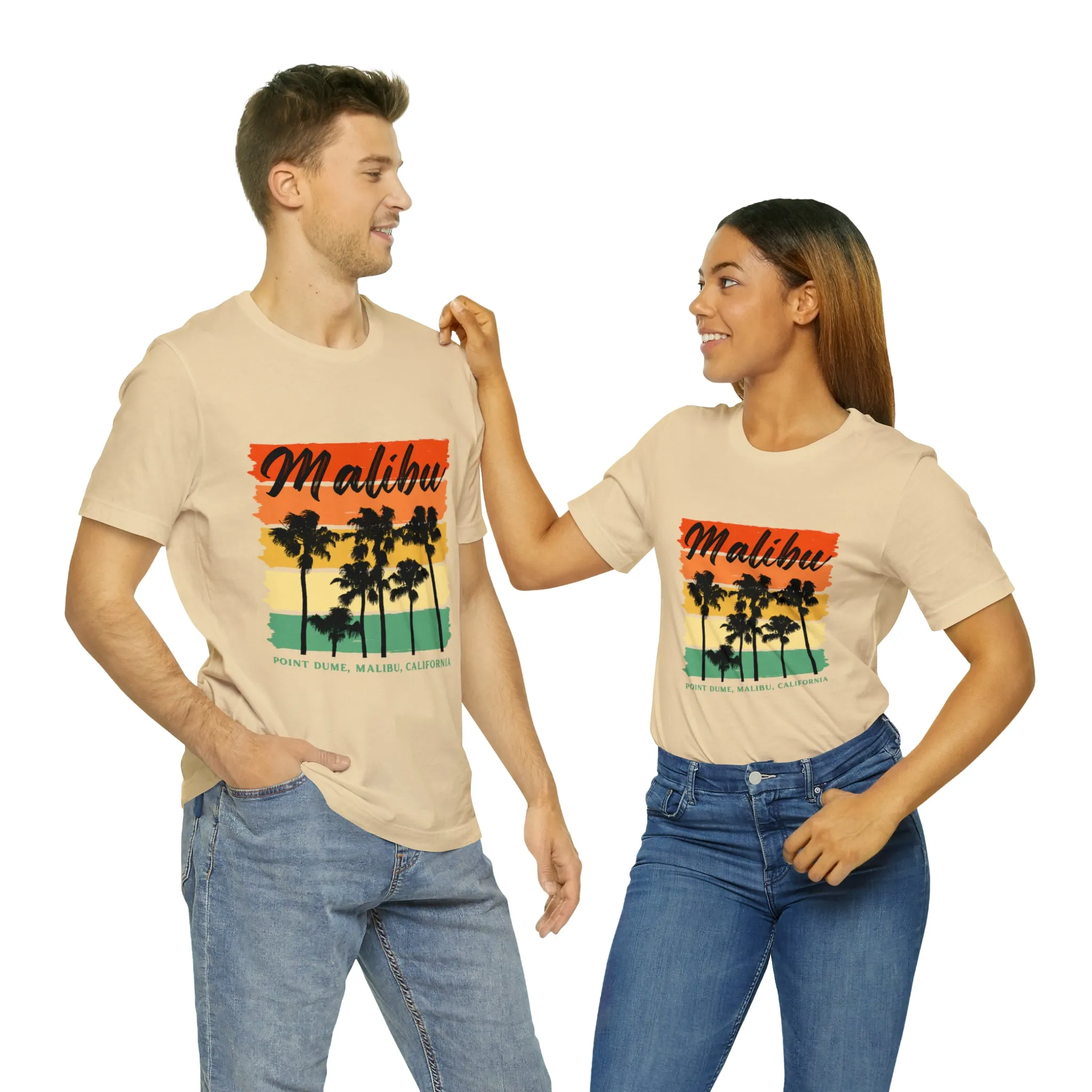 Malibu California Unisex Jersey Short Sleeve Tee