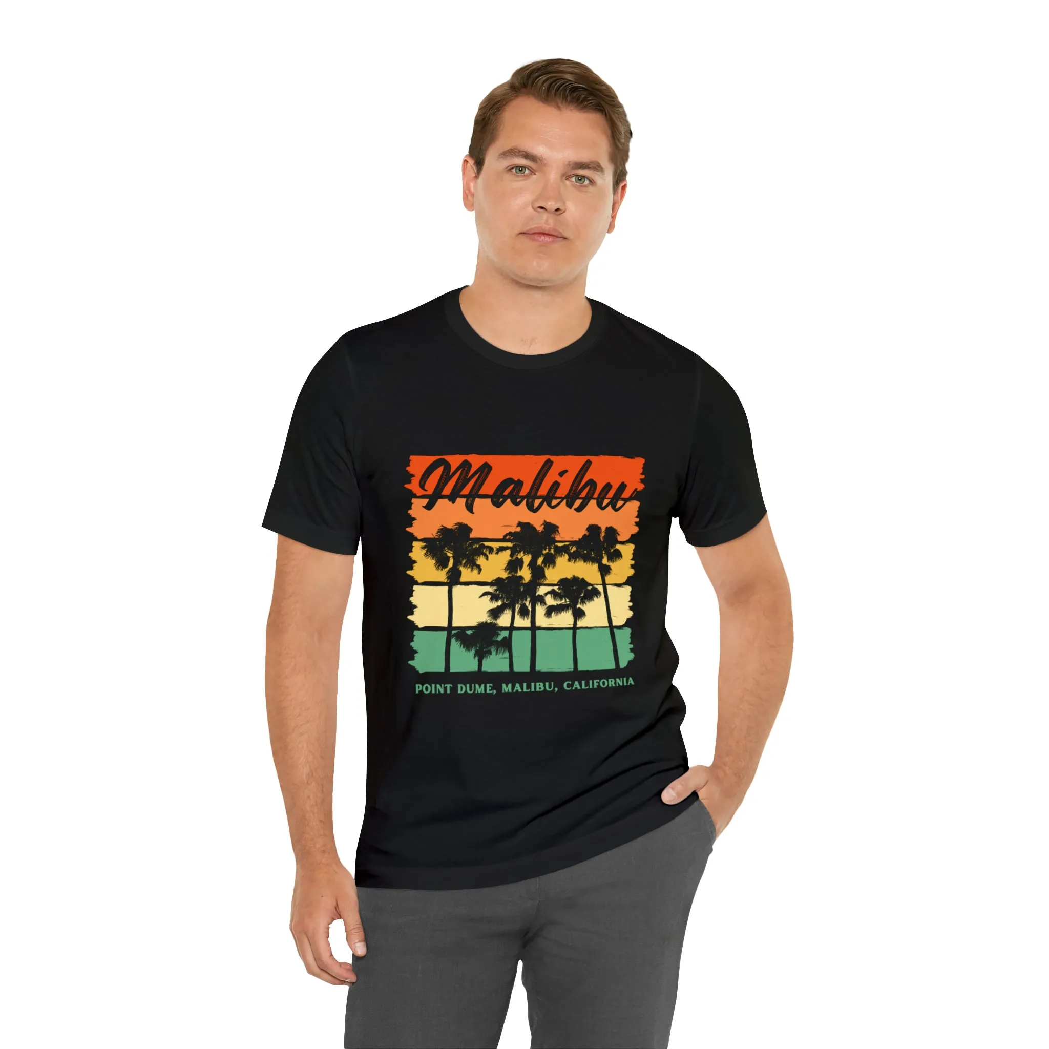 Malibu California Unisex Jersey Short Sleeve Tee