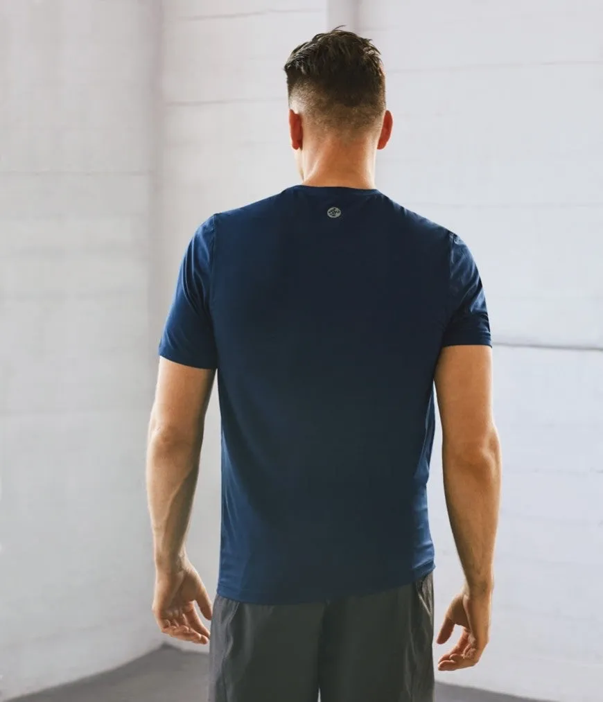 Manduka Apparel - Men's Cross Train Tee 01 - Midnight