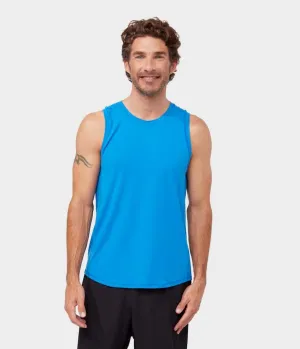 Manduka Apparel - Men's Tech Tank - Be Bold Blue