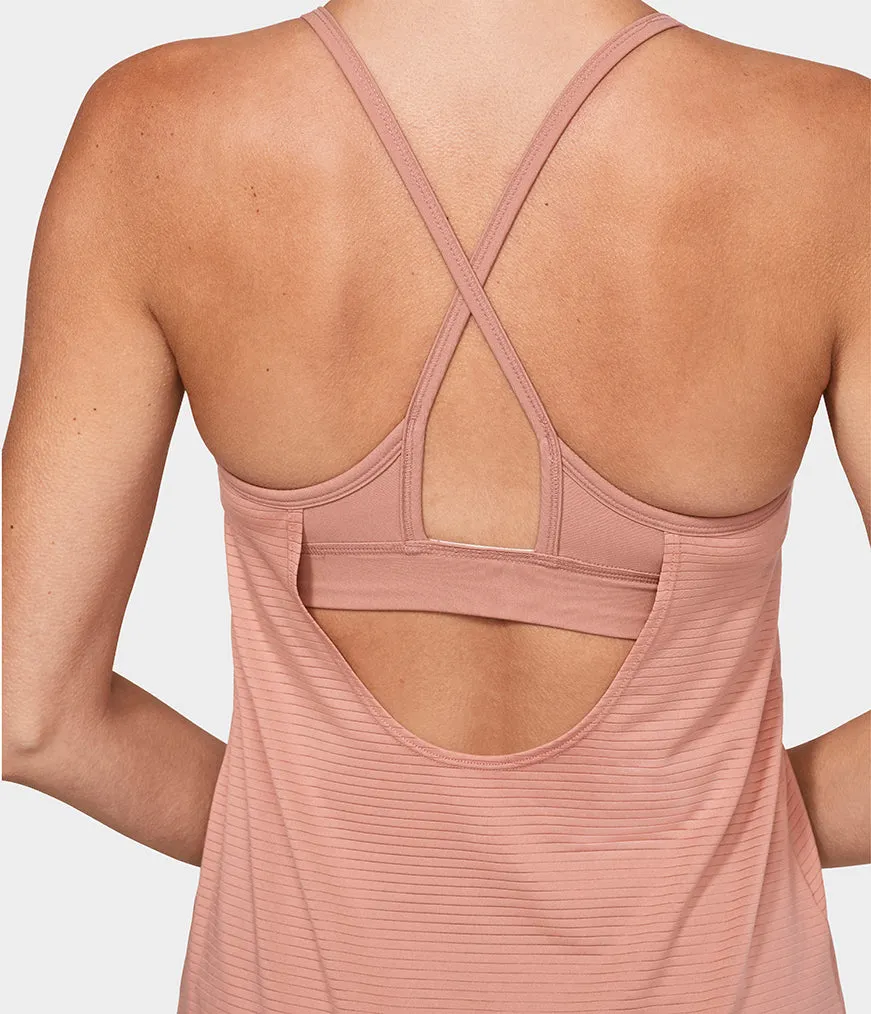 Manduka Apparel - Women's Breeze Support Cami - Dusty Rose