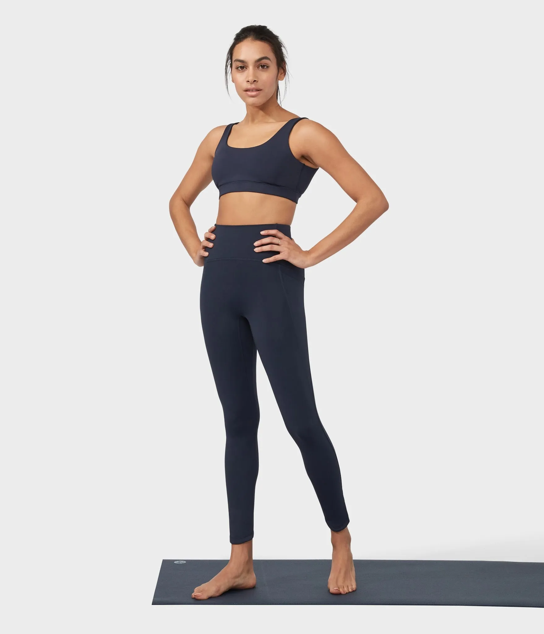 Manduka Apparel - Women's PRO Bra - Double Strap - Dark Sapphire