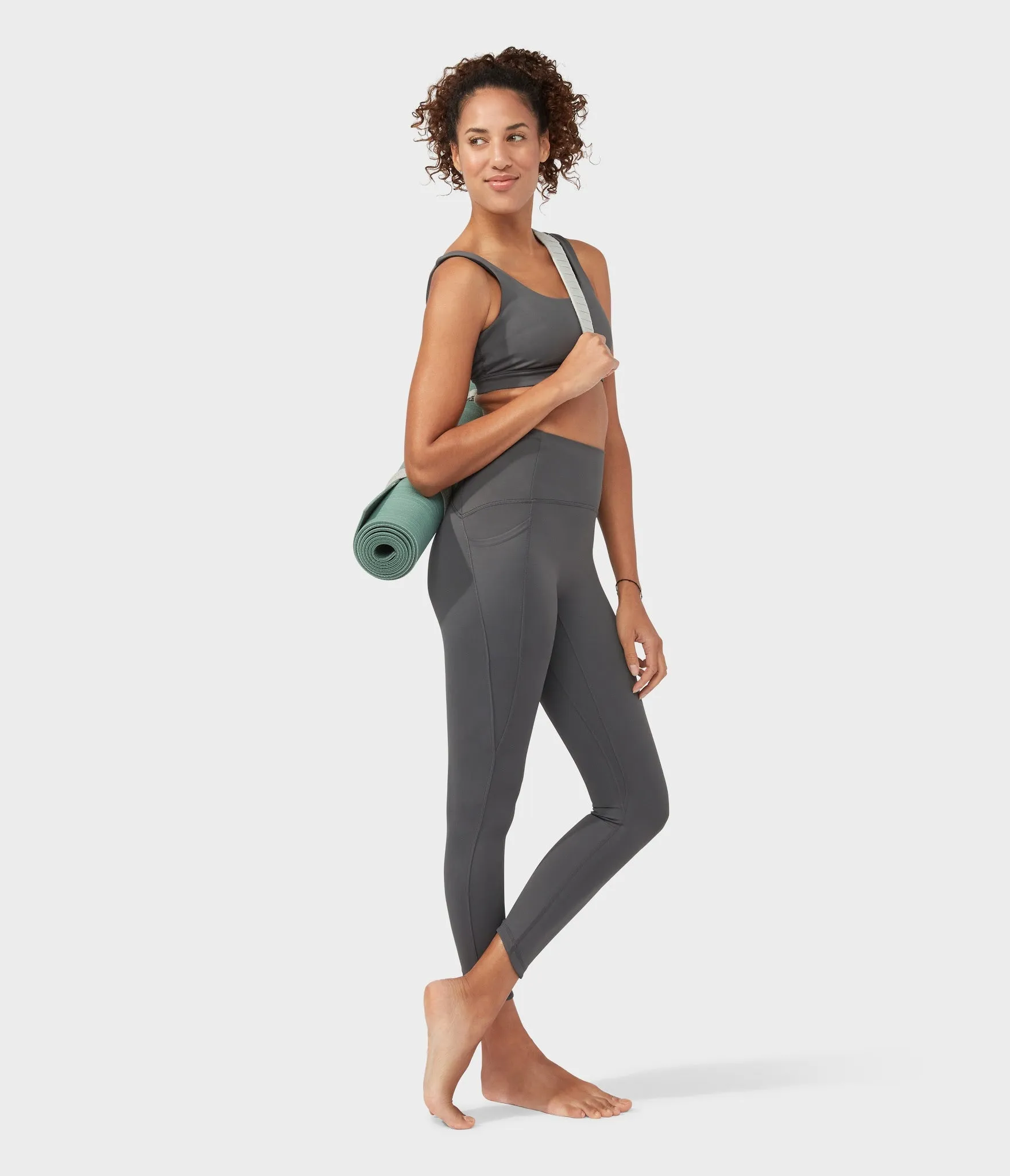 Manduka Apparel - Women's PRO Bra - Double Strap - New Grey