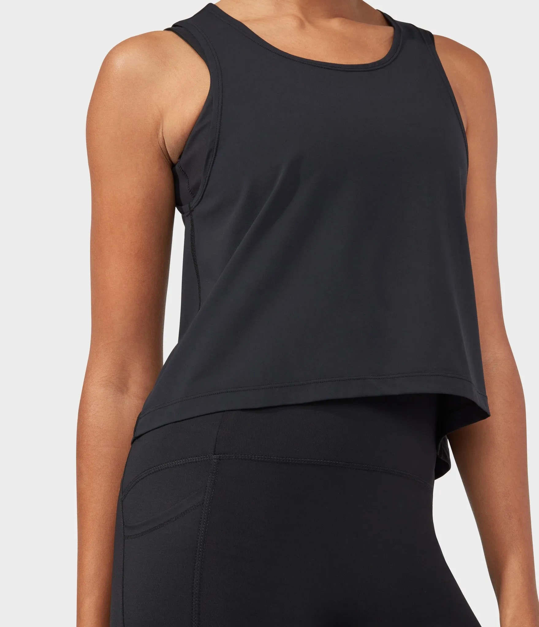 Manduka Apparel - Women's Root to Rise Tank - Black