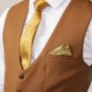 Marc Darcy Kelvin Waistcoat TAN