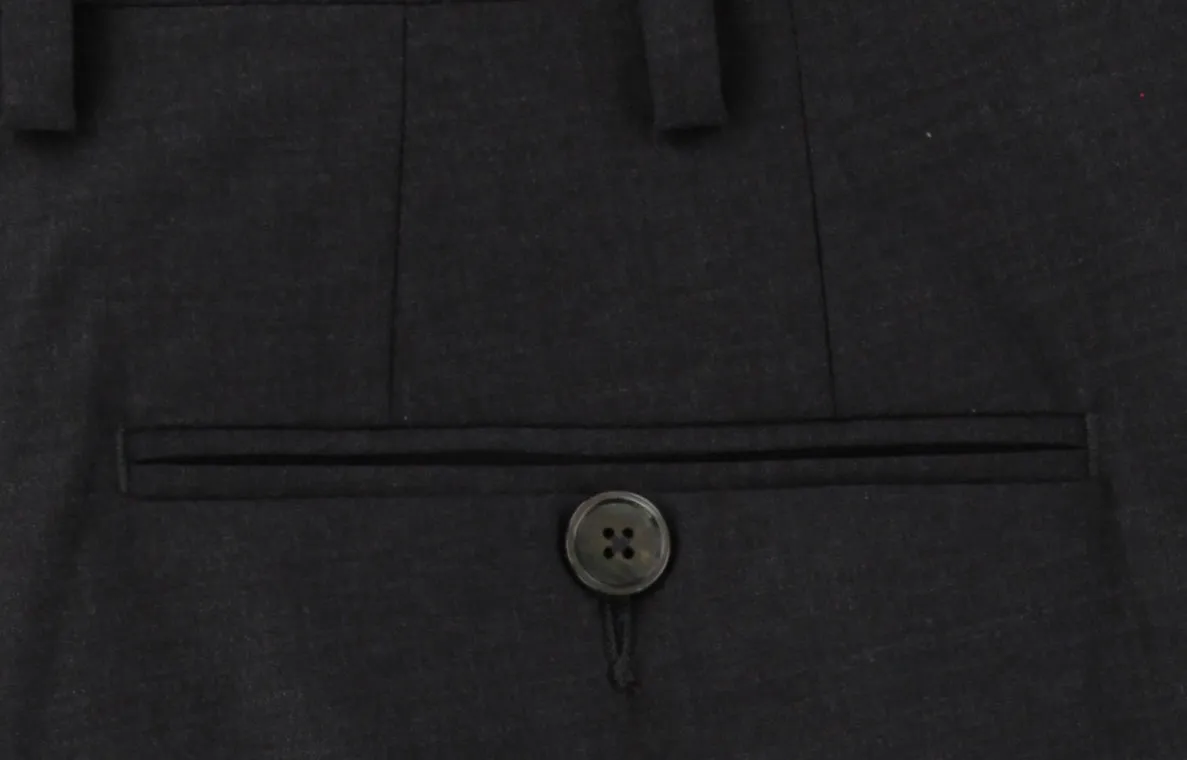 Marco Pescarolo Charcoal Gray Pants