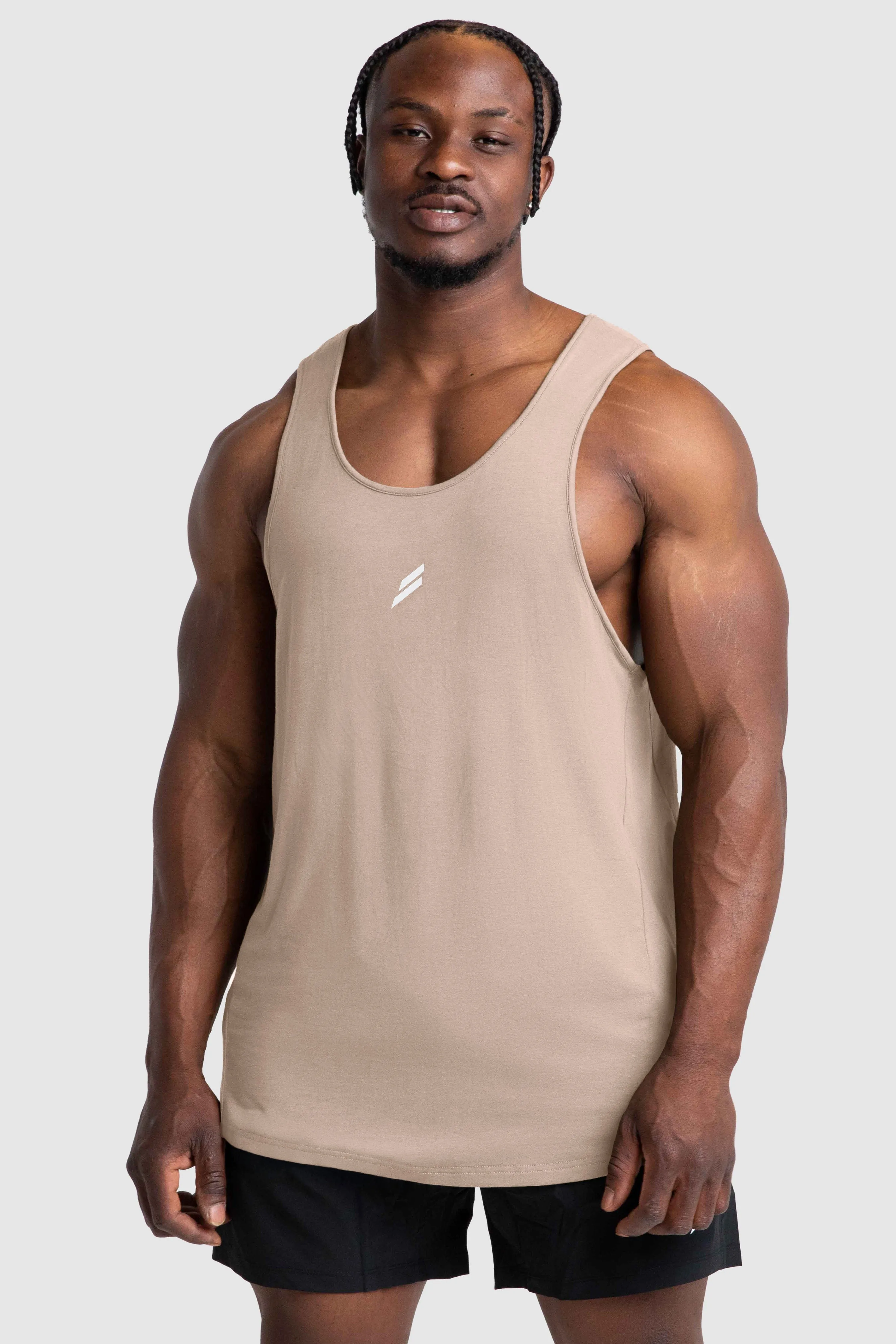 Mark Singlet V2 - Light Taupe