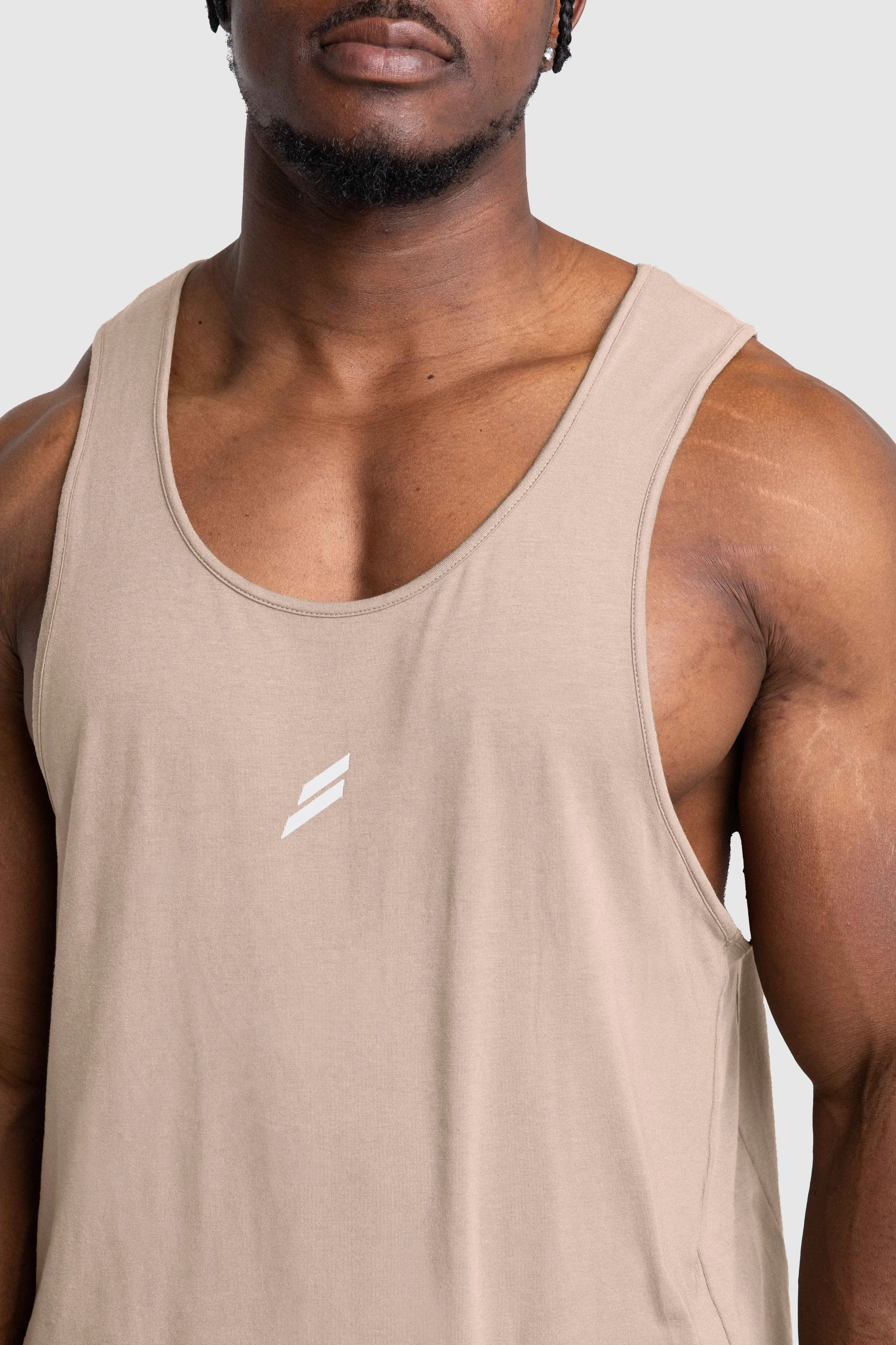 Mark Singlet V2 - Light Taupe