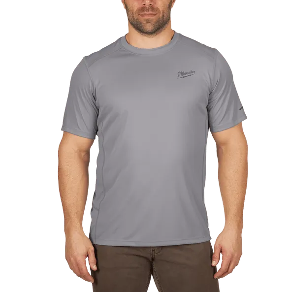 Medium Grey Short Sleeve Workskin Light Shirt 414G-M by Milwaukee
