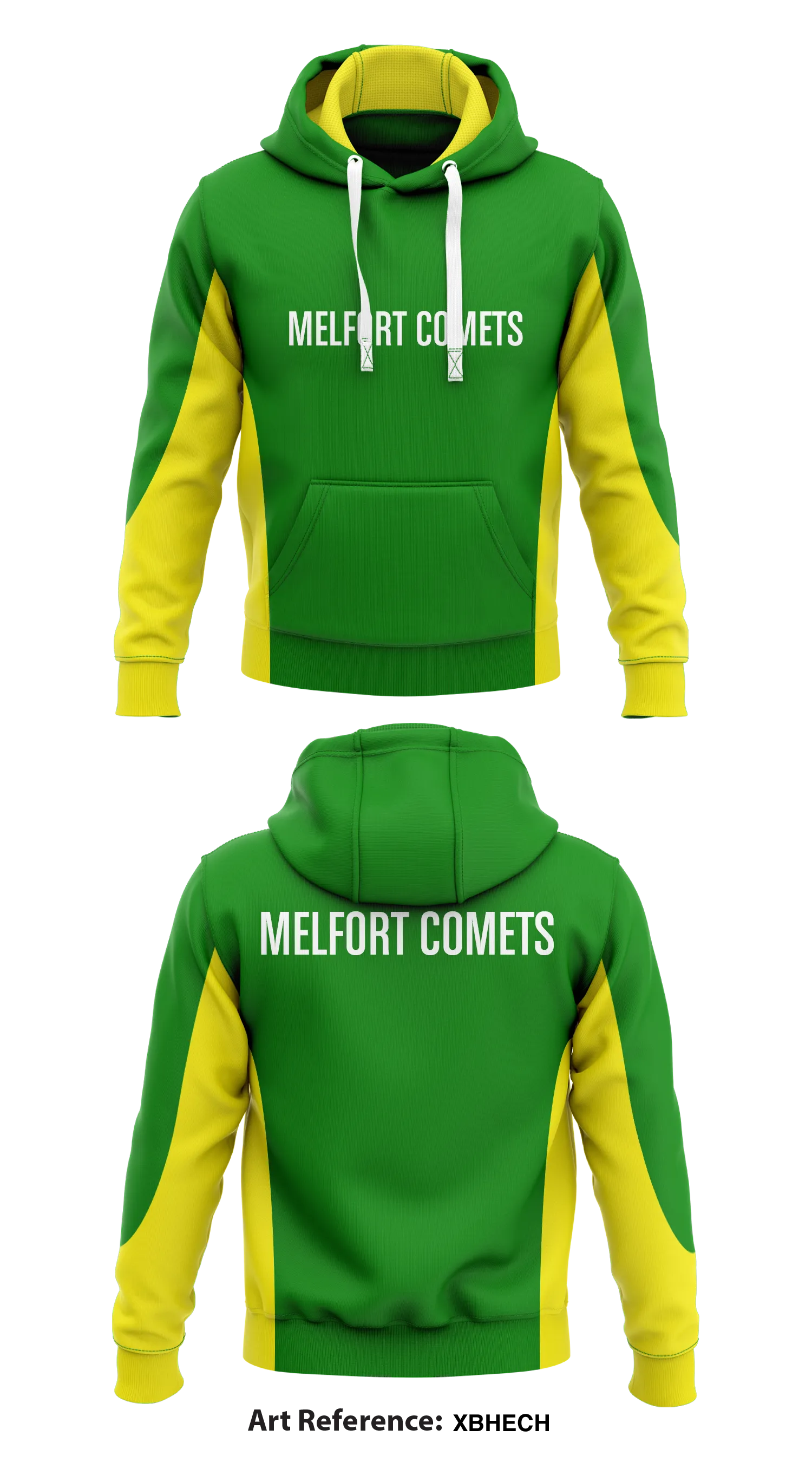 Melfort Comets Store 1 Core Men's Hooded Performance Sweatshirt - XBhEch